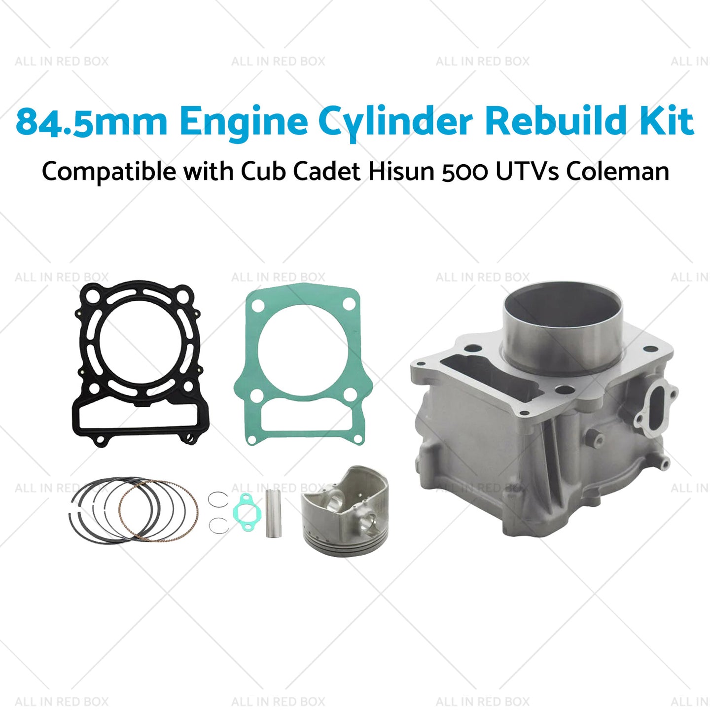 {{ 84. 5mm Engine Cylinder Rebuild Kit Suitable for Cub Cadet UTVs Coleman Hisun 500 }} - Buy Car Parts Online at {{ Kaka Auto Parts }}.