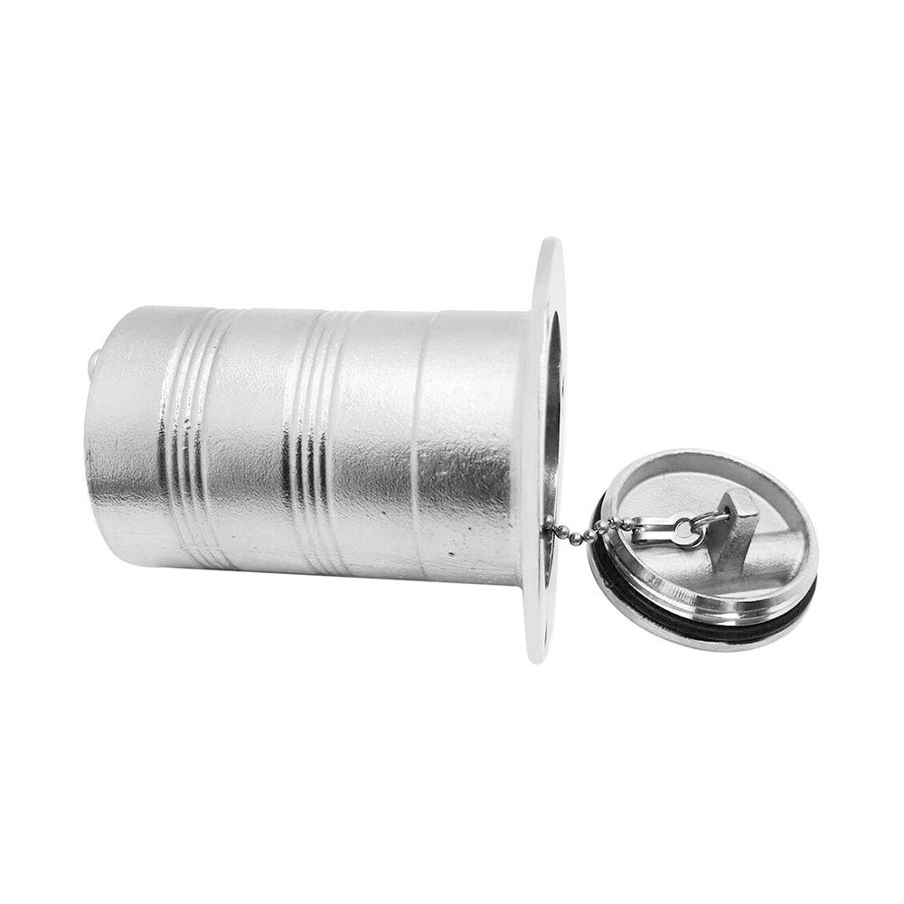 Keyless Water Deck Fill/Filler 1.5inch Polished 316 Stainless Steel Suitable For Marine Boat
