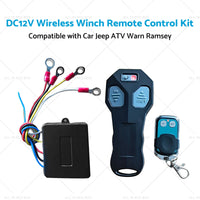 {{ DC12V Wireless Winch Remote Control Kit Suitable for Car Jeep ATV Warn Ramsey }} - Buy Car Parts Online at {{ Kaka Auto Parts }}.