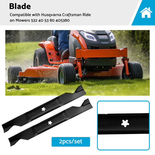 {{ 46inch Blades Suitable For Husqvarna Craftsman Ride on Mowers 532 40 53 80 405380 }} - Buy Car Parts Online at {{ Kaka Auto Parts }}.