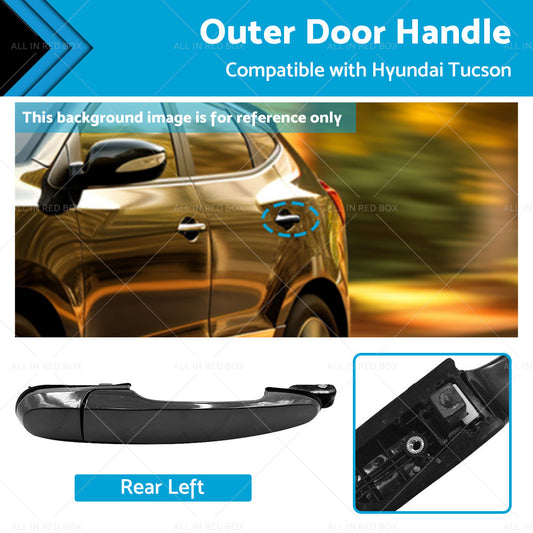 {{ Rear Left Smooth Exterior Outer Door Handle Suitable For Hyundai Tucson 05-09 }} - Buy Car Parts Online at {{ Kaka Auto Parts }}.