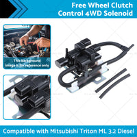 {{ 1x Free Wheel Clutch Control 4WD Solenoid Suitable For Mitsubishi Triton ML 3. 2 }} - Buy Car Parts Online at {{ Kaka Auto Parts }}.