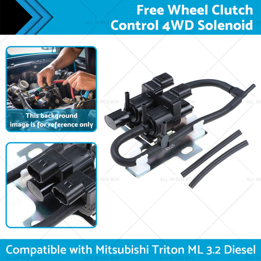 1x Free Wheel Clutch Control 4WD Solenoid Suitable For Mitsubishi Triton ML 3. 2