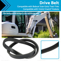 {{ Drive Belt Suitable for Bobcat S130-S205 T140-T190 V2203 V2403T Kubota 6736775 }} - Buy Car Parts Online at {{ Kaka Auto Parts }}.