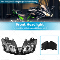 {{ Front Headlight Headlamp Assembly Suitable for Kawasaki Ninja 300R 2013-2018 }} - Buy Car Parts Online at {{ Kaka Auto Parts }}.