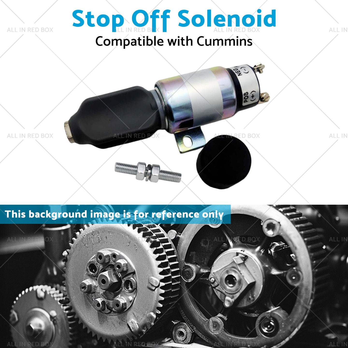 {{ 1751ES-24E7U1B1S5 Stop Off Solenoid Suitable for Cummins SA-3766T 24V 3864274 }} - Buy Car Parts Online at {{ Kaka Auto Parts }}.