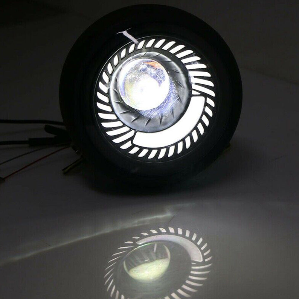 6.5-inch Motorcycle LED Headlight with Spiral Side Mount Bracket Suitable For Cafe Racer Motorcycles