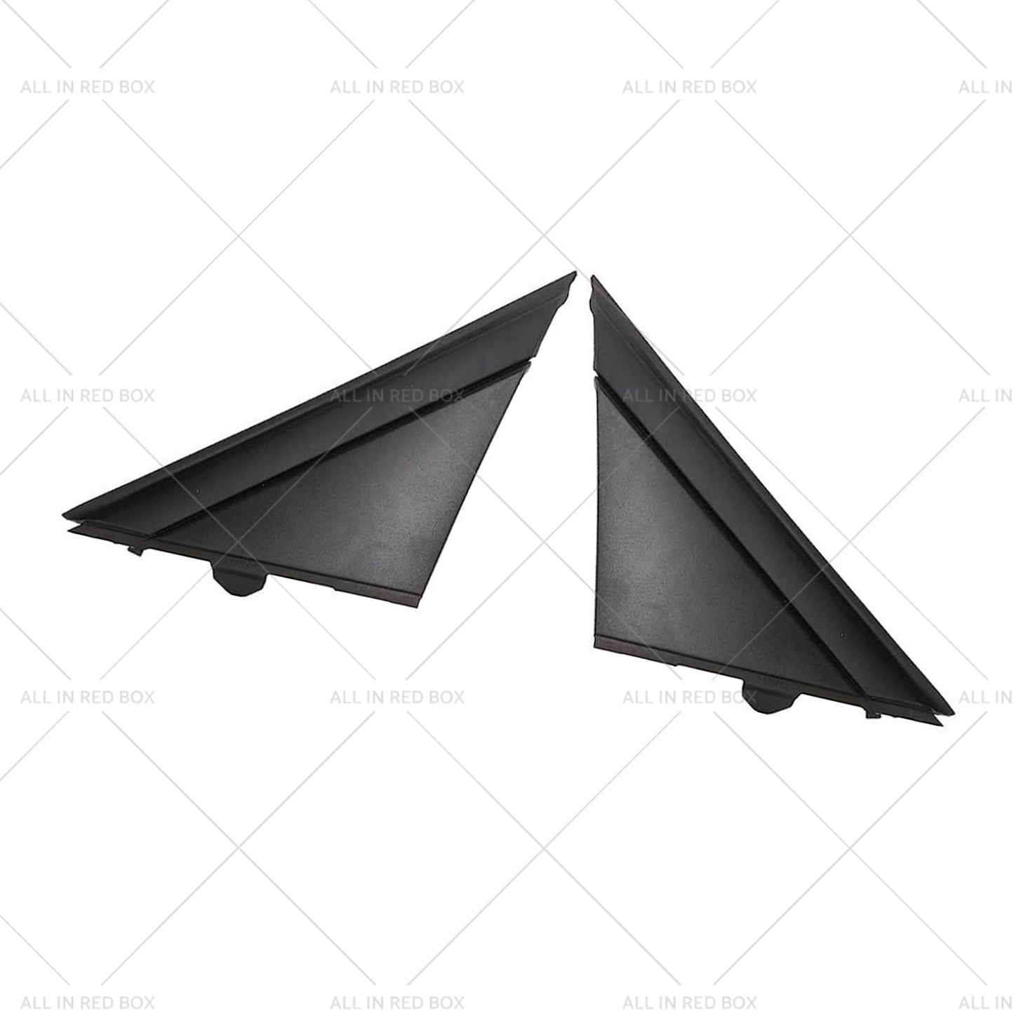 {{ Matte Black Rear Mirror Triangle Trim Plate Suitable for 12-19 Fiat 500 }} - Buy Car Parts Online at {{ Kaka Auto Parts }}.