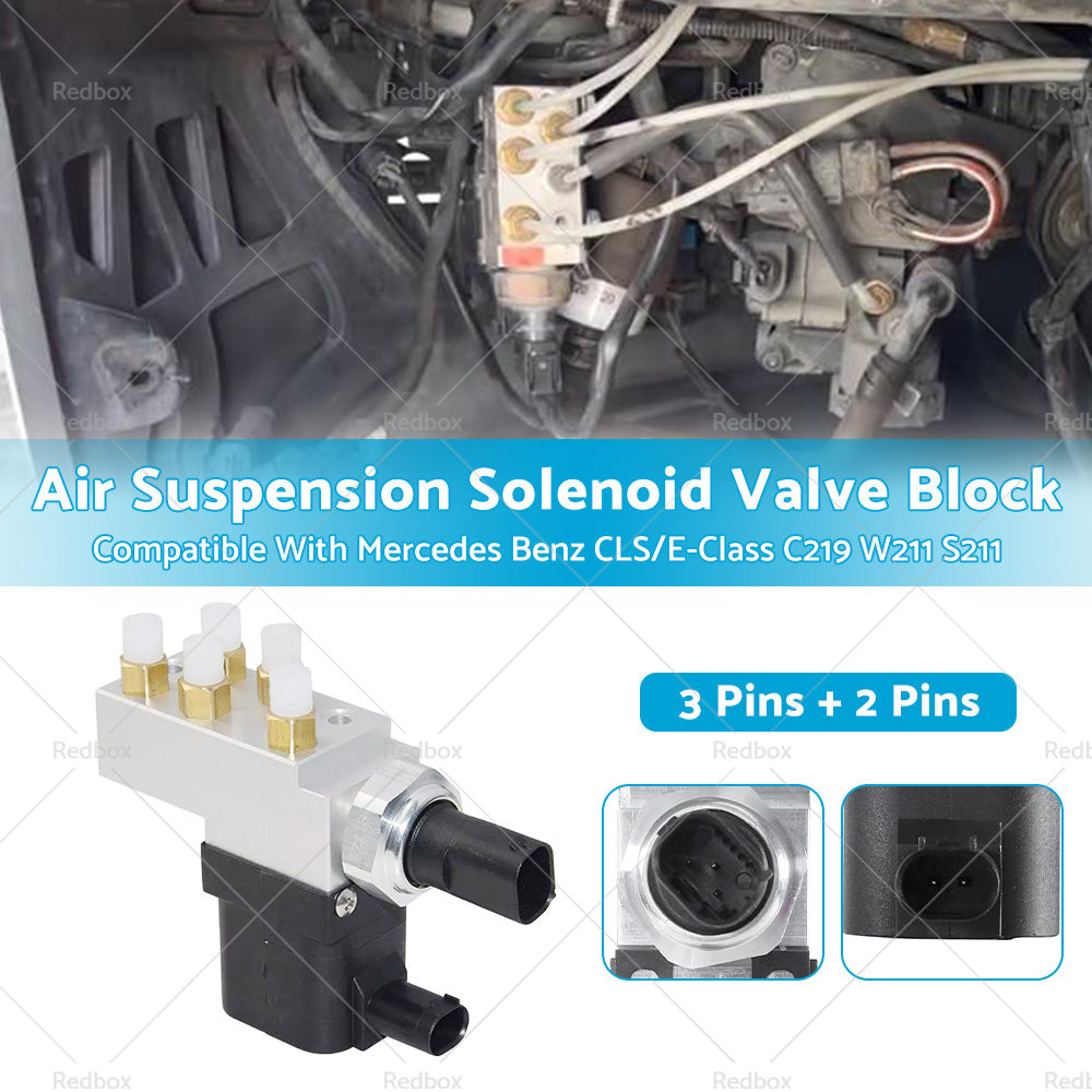 {{ Air Suspension Valve Block Suitable For Mercedes Benz CLS E-Class C219 W211 S211 }} - Buy Car Parts Online at {{ Kaka Auto Parts }}.