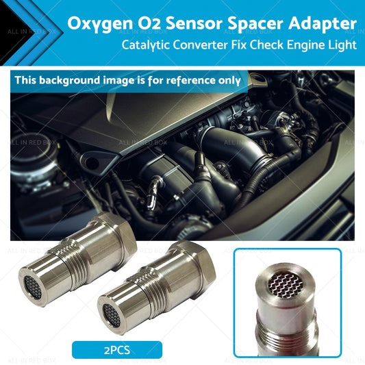 {{ 2PCS Oxygen O2 Sensor Spacer Adapter Catalytic Converter Fix Check Engine Light }} - Buy Car Parts Online at {{ Kaka Auto Parts }}.
