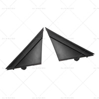 {{ Matte Black Rear Mirror Triangle Trim Plate Suitable for 12-19 Fiat 500 }} - Buy Car Parts Online at {{ Kaka Auto Parts }}.