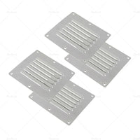 {{ 4PCS Stainless Steel Rectangular Air Vent For Caravan Boat Wall Eave Home }} - Buy Car Parts Online at {{ Kaka Auto Parts }}.