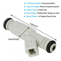 6x Fuel Injectors Suitable For Holden Commodore, Calais & Statesman 3.8L V6 ¡§C 0280155868