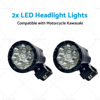 {{ 2x LED Headlight Lights Motorcycle Waterproof Driving Fog Spotlight Lamp }} - Buy Car Parts Online at {{ Kaka Auto Parts }}.