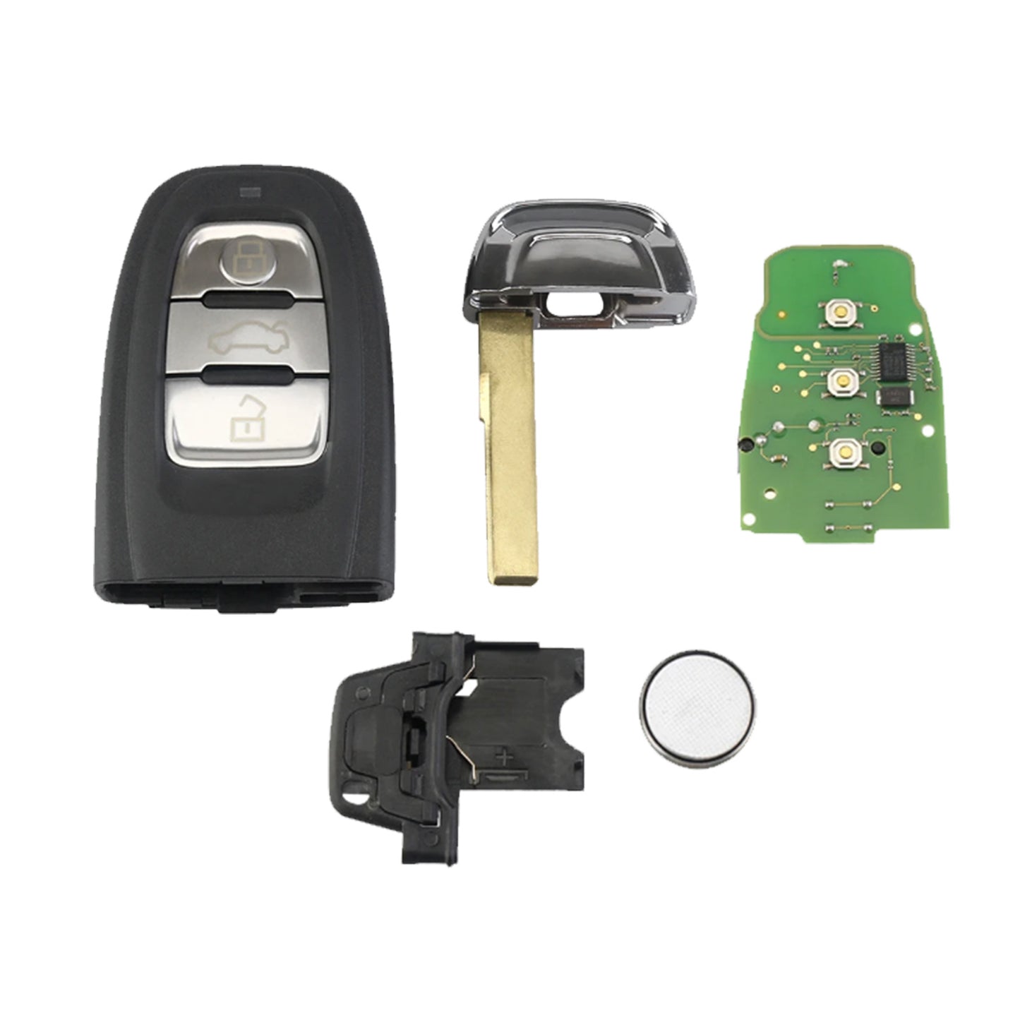 Complete Remote Car Key Fob 8K0 959 754 G Suitable for Audi A4 S4 A5 S5 A6 S6