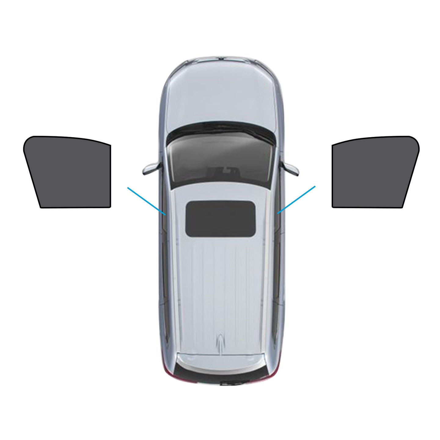 {{ Magnetic Car Window Sun Shades Suitable for Mazda CX-3 CX3 2015-Current }} - Buy Car Parts Online at {{ Kaka Auto Parts }}.