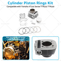 {{ Cylinder Piston Rings Kit Suitable for Yamaha Serow XT225 TTR225 TTR230 99-16 }} - Buy Car Parts Online at {{ Kaka Auto Parts }}.