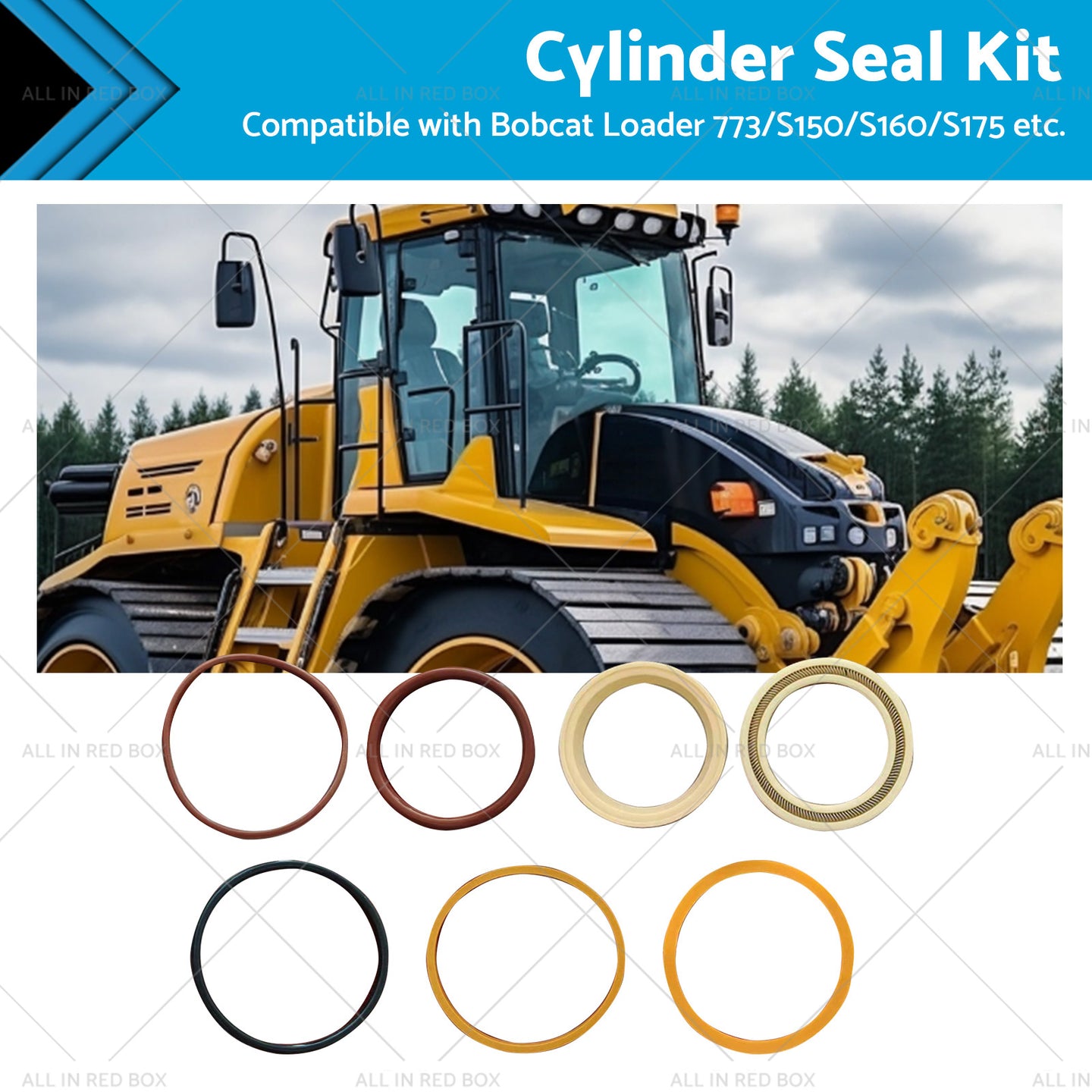 {{ 6806330 Tilt Cylinder Seal Kit For Bobcat S160 S150 S175 S185 S205 773 T180 T190 }} - Buy Car Parts Online at {{ Kaka Auto Parts }}.