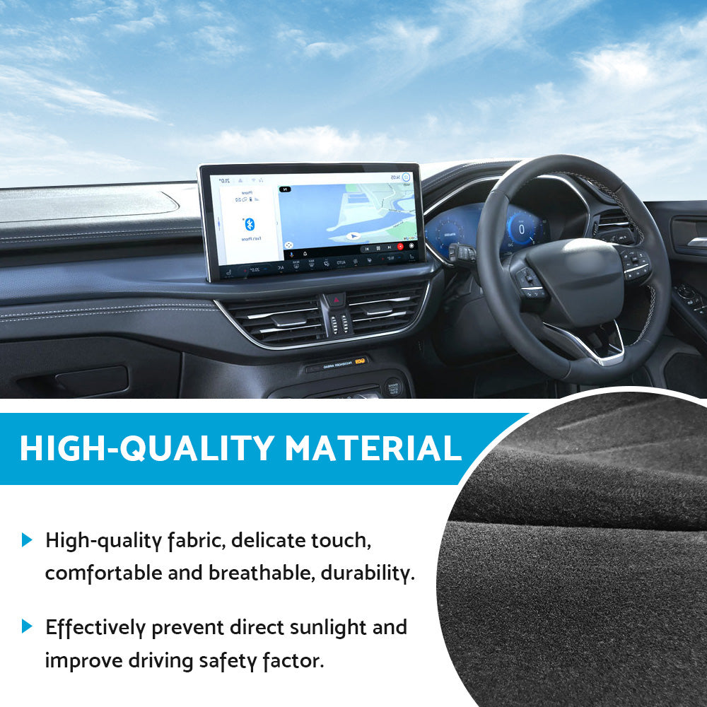 Dash Mat Suitable For Subaru XV SUV 2012-2017 Dashboard Sun Cover Non-Slip Black