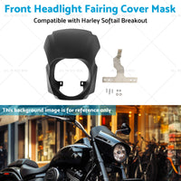 {{ 1x Front Headlight Fairing Cover Mask Suitable for Harley Softail Breakout 18-23 }} - Buy Car Parts Online at {{ Kaka Auto Parts }}.