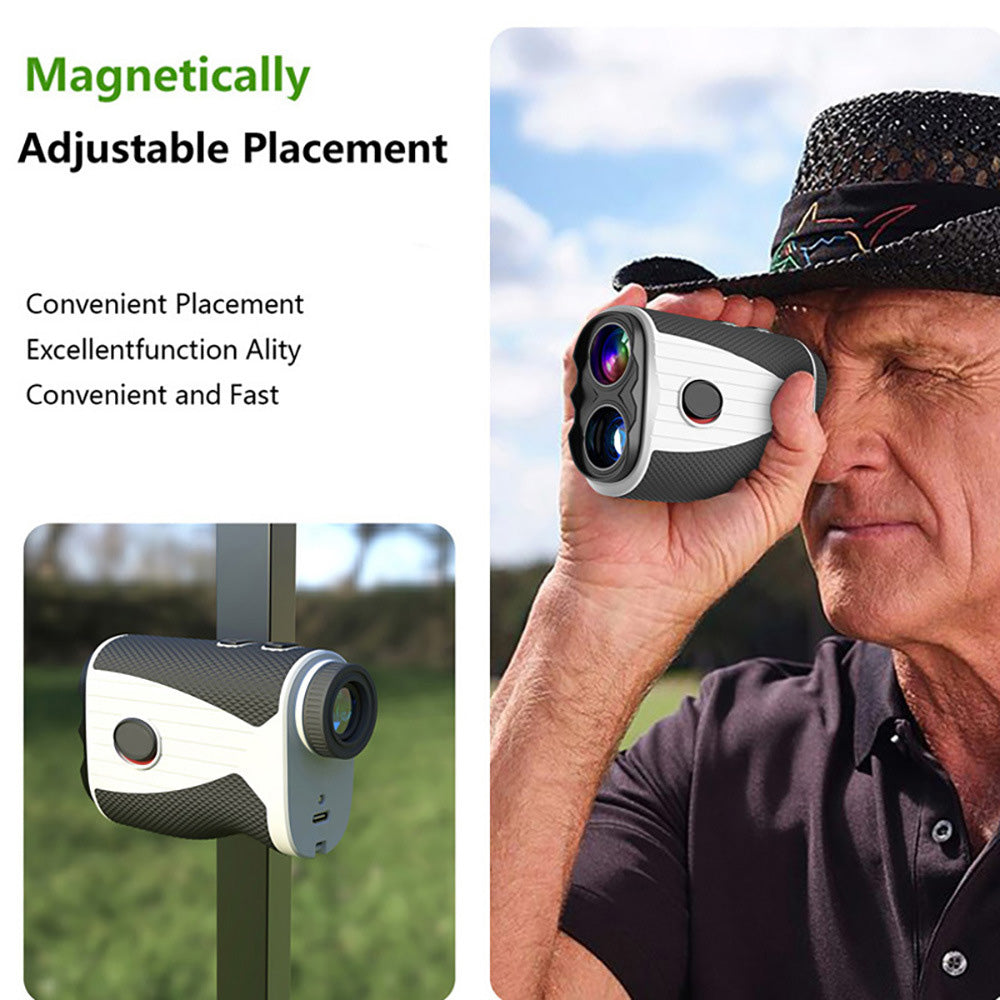 Golf Rangefinder With Slope 1200 Yards 7X Laser USB Charging Type-C Magnetic 7X Laser
