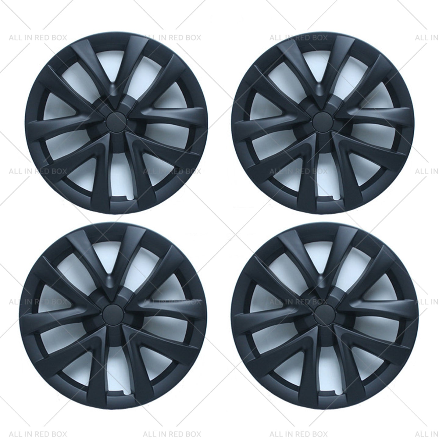 {{ 4PCS Matt Black Wheel Cover Hub Caps Rim Hubcap Suitable for Tesla Model 3 }} - Buy Car Parts Online at {{ Kaka Auto Parts }}.