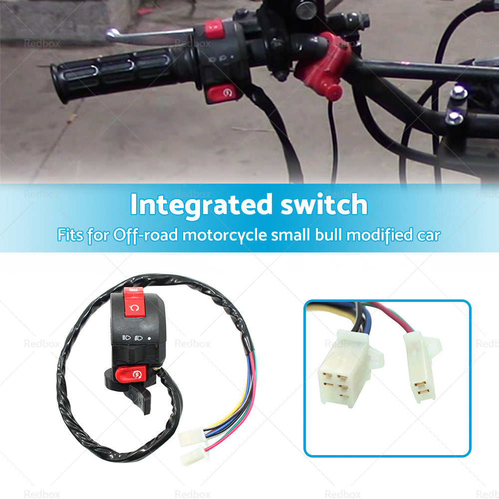 {{ 7 Wire Kill Start Light Switch Button Housing 110cc 125cc PIT Quad Dirt Bike ATV }} - Buy Car Parts Online at {{ Kaka Auto Parts }}.