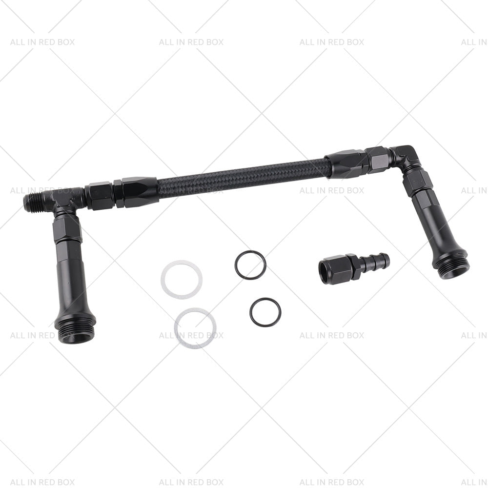 {{ Braided AN6 Dual Feed Carb Fuel Line Double Pump For 4150 Holley Carburetor }} - Buy Car Parts Online at {{ Kaka Auto Parts }}.