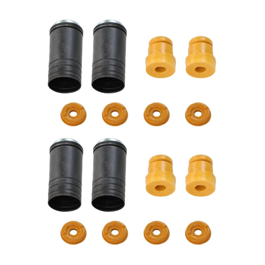 16x Front & Rear Bushing & Bump Stop & Dust Cover Suitable For X5 E70 X6 E71