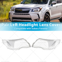 {{ Pair LR Headlight Lens Cover Replacements Suitable for Subaru Forester 08-12 }} - Buy Car Parts Online at {{ Kaka Auto Parts }}.