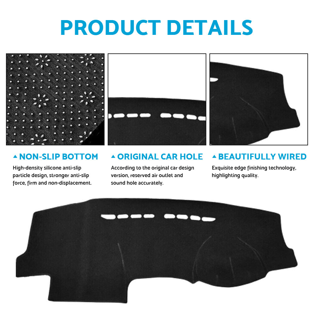 Non-Slip Dash Mat Suitable For VW Golf 6 / GTI 2008¡§C2012 Black Dashboard Cover