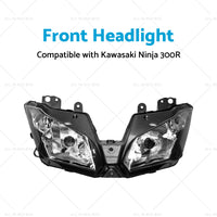 {{ Front Headlight Headlamp Assembly Suitable for Kawasaki Ninja 300R 2013-2018 }} - Buy Car Parts Online at {{ Kaka Auto Parts }}.