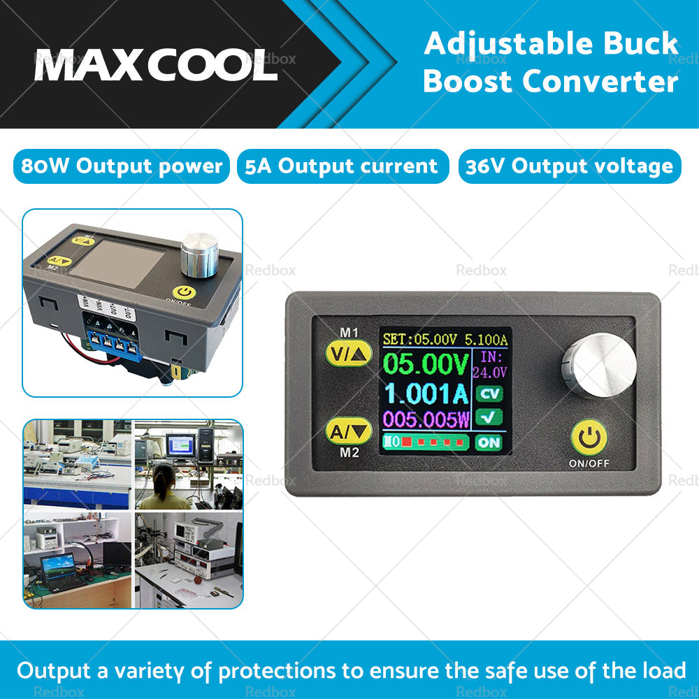 {{ DC 36V 5A 80W Adjustable Regulated Power Supply Buck Boost Converter DC CNC AU }} - Buy Car Parts Online at {{ Kaka Auto Parts }}.