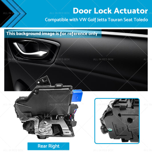 {{ Rear Right Door Lock Actuator Suitable For VW GOLF MK5 2003-2009 7Pin 3D4839016A }} - Buy Car Parts Online at {{ Kaka Auto Parts }}.
