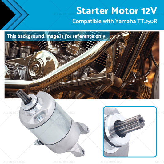 {{ Starter Motor 12V Suitable for Yamaha YS250 TT250R YBR250 93-06 }} - Buy Car Parts Online at {{ Kaka Auto Parts }}.