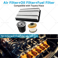{{ AirOilFuel Filter Kit Suitable for Toyota Hiace 3. 0L Turbo Diesel 3pcs }} - Buy Car Parts Online at {{ Kaka Auto Parts }}.