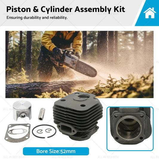 {{ Piston  and  Cylinder Assembly Kit Suitable For Husqvarna 66 268 272 Chainsaw 52mm }} - Buy Car Parts Online at {{ Kaka Auto Parts }}.