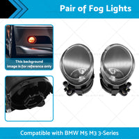 {{ Pair Replacement Clear Fog Lights Lamps Suitable for 2001-2006 BMW E46 3-Series }} - Buy Car Parts Online at {{ Kaka Auto Parts }}.