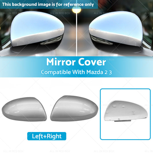 {{ RightLeft Side Mirror Cover Cap Housing Silver Suitable For MAZDA 2 3 BL 09-13 }} - Buy Car Parts Online at {{ Kaka Auto Parts }}.