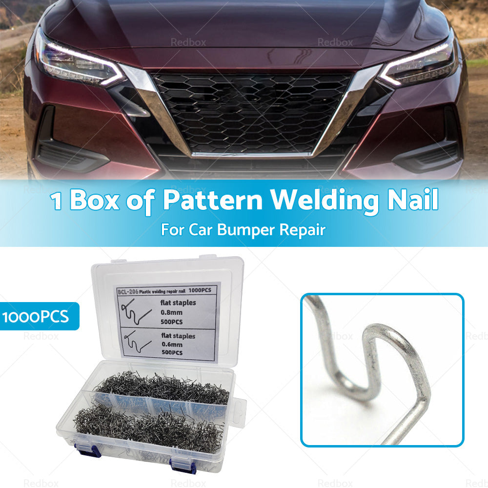 {{ 1000PCS Hot Staples Plastic Welding Wave Stapler For Car Bumper Repair Tool Kits }} - Buy Car Parts Online at {{ Kaka Auto Parts }}.