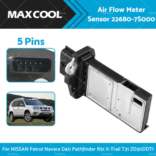 {{ MAF Sensor Suitable For NISSAN Patrol Navara D40 Pathfinder R51 X-Trail T31 ZD30DDTI }} - Buy Car Parts Online at {{ Kaka Auto Parts }}.