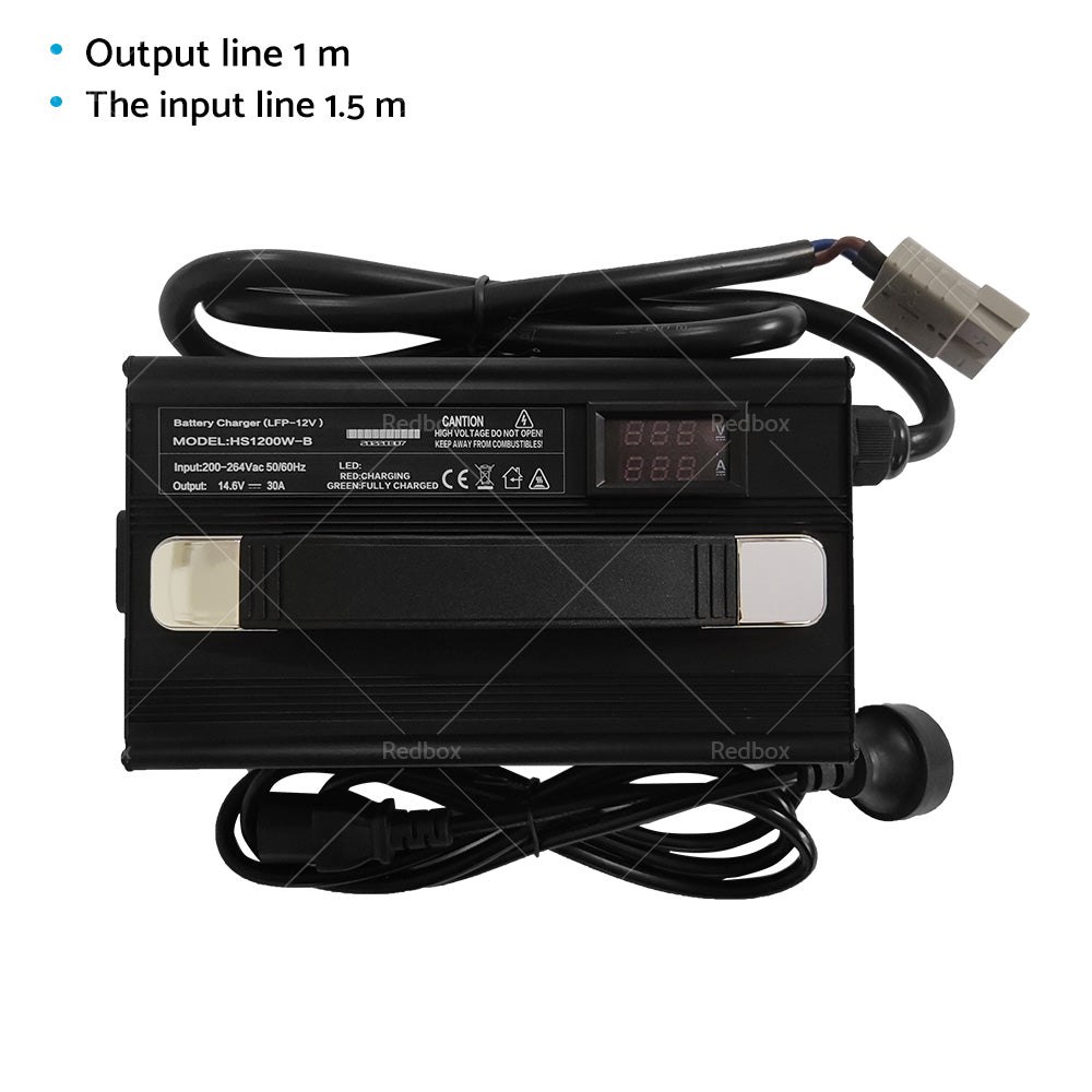 14.6V Lithium Battery Charger 30A / 40A With or Without Display Suitable For AC / DC Lithium Iron LiFe