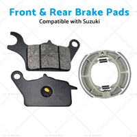 {{ Front  and  Rear Brake Pads Suitable for 2017-2021 Suzuki UK 110 Address }} - Buy Car Parts Online at {{ Kaka Auto Parts }}.