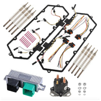 Glow Plug Kit Suitable For Ford Powerstroke 7.3L Diesel 1994¡§C1997 With Relay