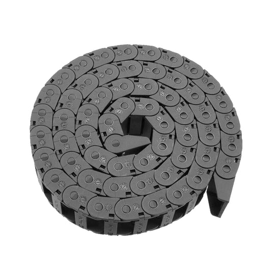 10mm x 20mm Drag Chain Cable Carrier 1Meter Open Type with End Connectors Plastic
