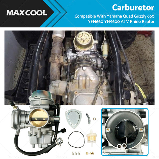 {{ Carburetor Suitable For Yamaha Quad Grizzly 660 YFM660 YFM600 ATV Rhino Raptor }} - Buy Car Parts Online at {{ Kaka Auto Parts }}.