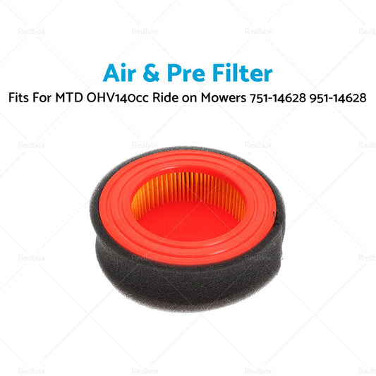Air  and  Pre Filter For MTD OHV140cc Ride on Mowers 751-14628 951-14628