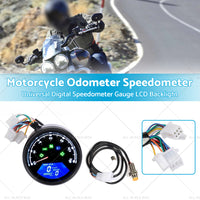 {{ Universal Digital Motorcycle Odometer Speedometer Tachometer Gauge LCD Backlight }} - Buy Car Parts Online at {{ Kaka Auto Parts }}.