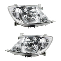 {{ Pair LHRH Head Light Lamps Suitable for Toyota Hilux Ute 2008-2012 2WD 4WD }} - Buy Car Parts Online at {{ Kaka Auto Parts }}.