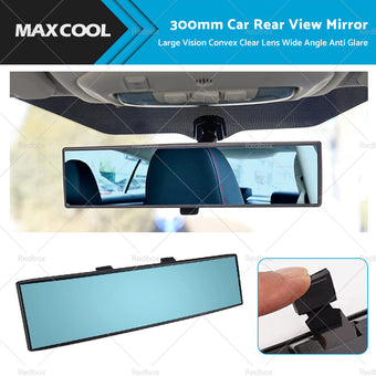 compare product 300mm Car Rear View Mirror Large Vision Convex Clear Lens Wide Angle Anti Glare
